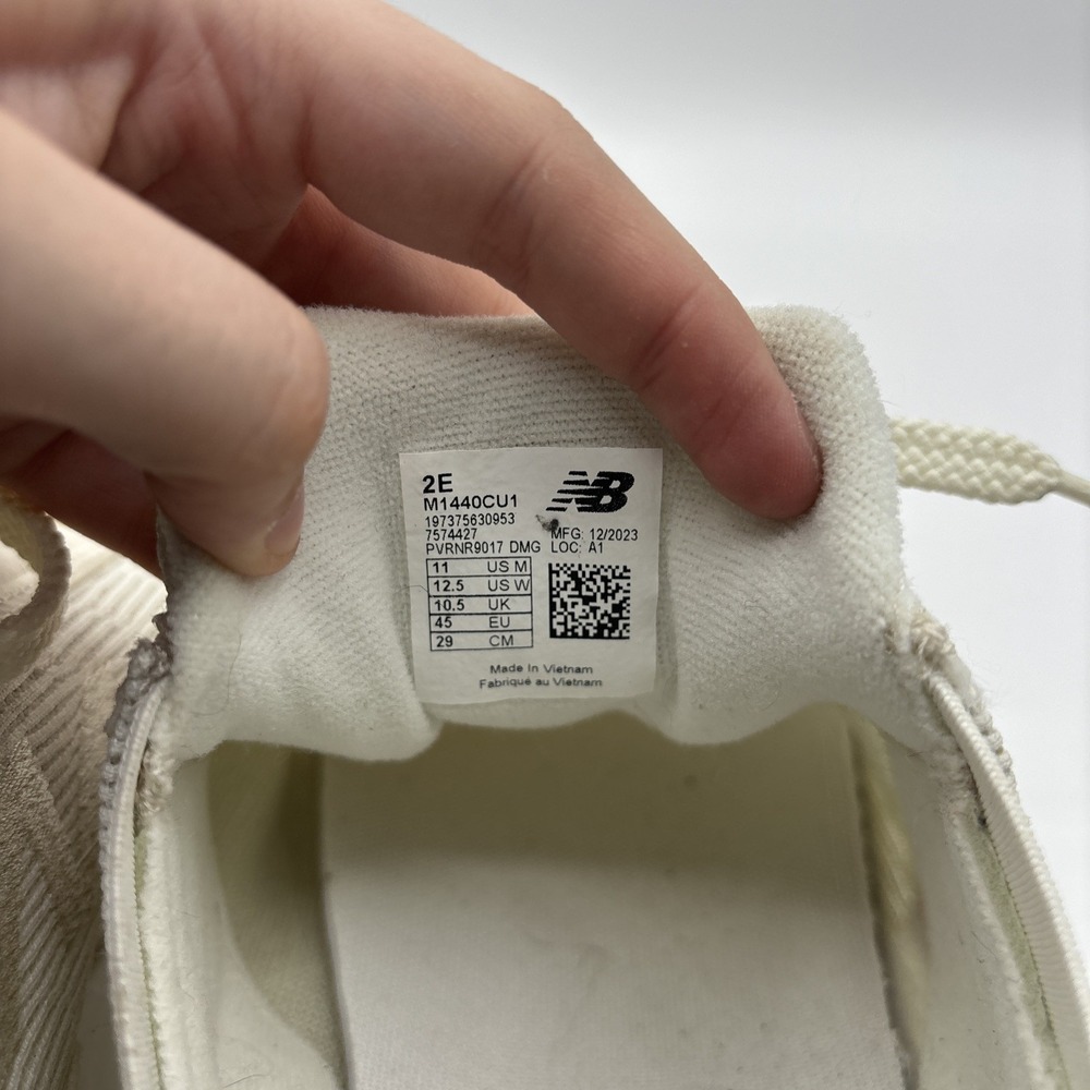 New Balance Fresh Foam Shoes Men's Size 11 2E Wide White Cork Running M1440CU1 - Picture 11 of 14